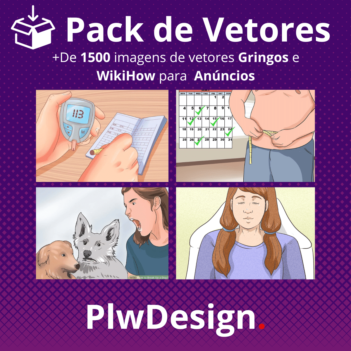 Pack de Vetores Gringos & WikiHow para Anúnicios
