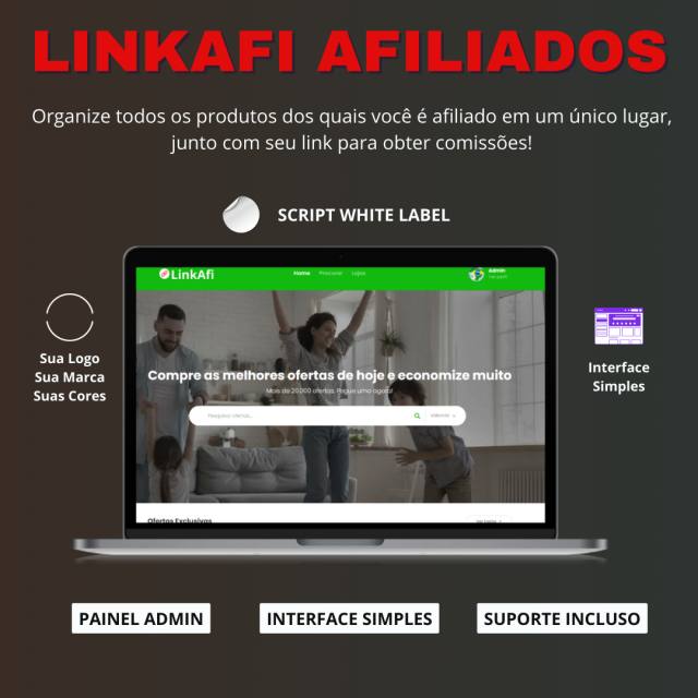 Script PHP Personalizável para Site de Afiliados - LinkAfi 2024