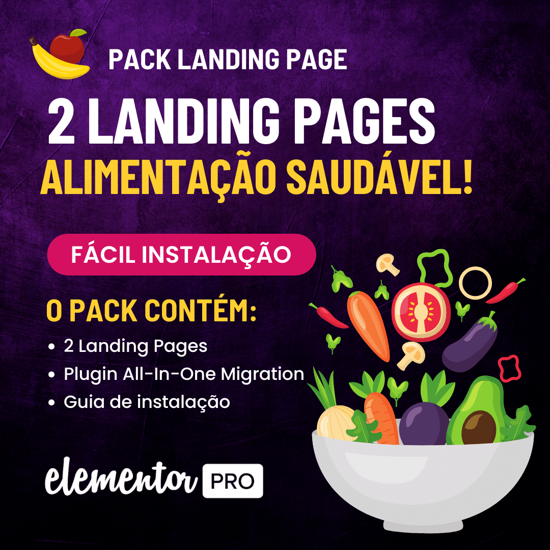 Pack de Landing Pages - Nicho Saúde e Fitness 2024