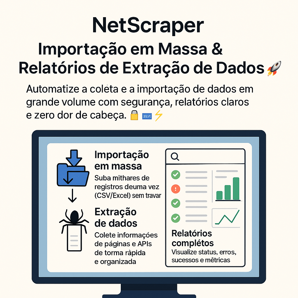 NetScraper – Extração de Dados Avançada em Redes Sociais, Diretórios e Buscadores