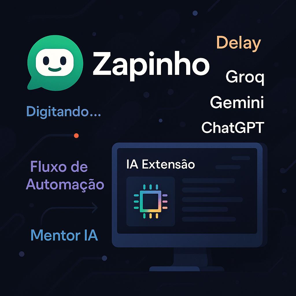 Zapinho IA – Extensão Inteligente para Navegador com ChatGPT, Gemini e Groq