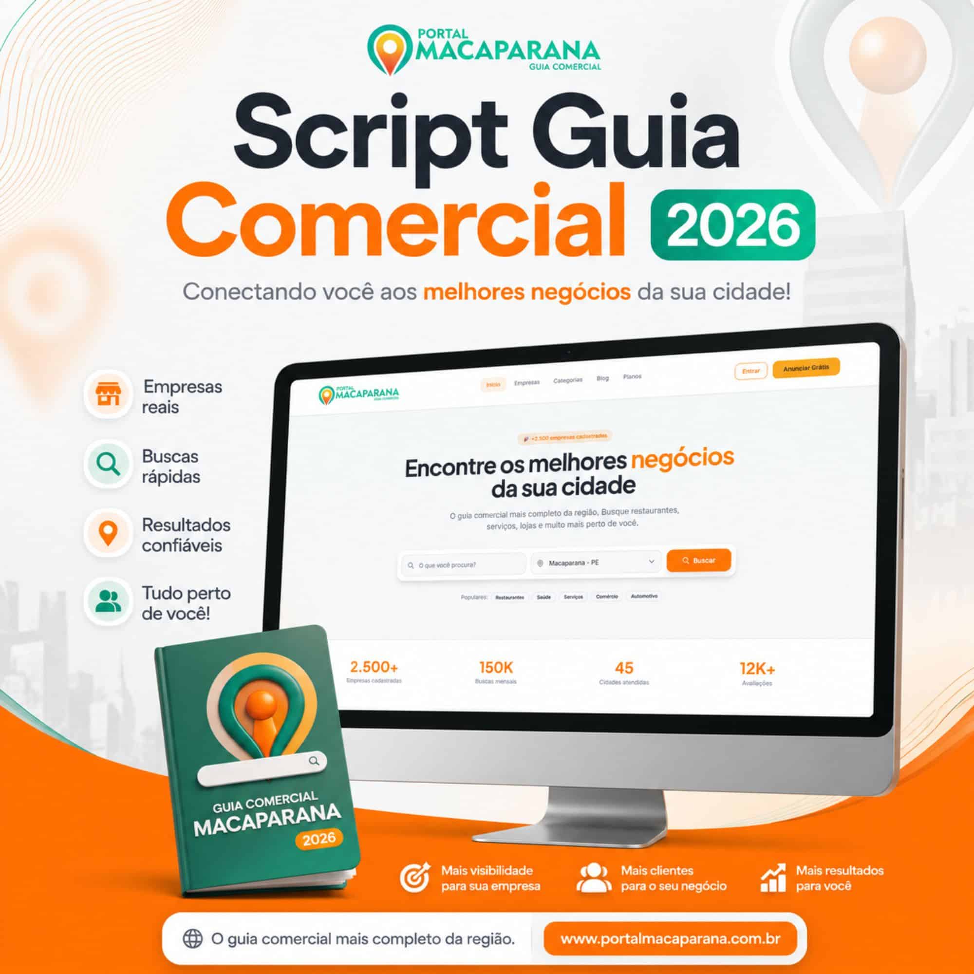 Script Guia Comercial 2026 🚀 Crie Seu Próprio Guia de Empresas e Lucre na Sua Cidade!