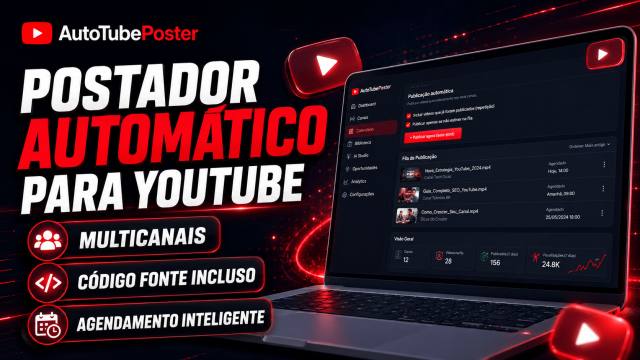 Sistema Postador em PHP Automático para YouTube Multicanais + Código Fonte