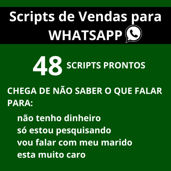 48 Scripts de Vendas para WhatsApp 2023