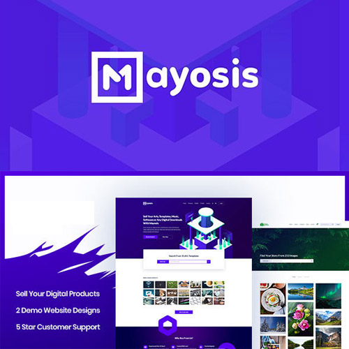 Mayosis - Temas WordPress para Mercado Digital V4.5.0