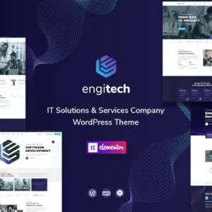 Engitech - Tema WordPress de soluções e serviços de TI