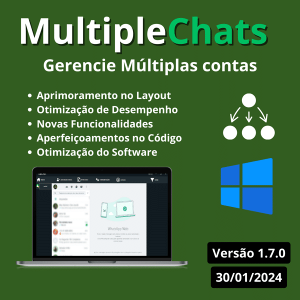 WhatsApp Chats v1.7.0 - Conecte Múltiplas Contas do WhatsApp no Mesmo Computador