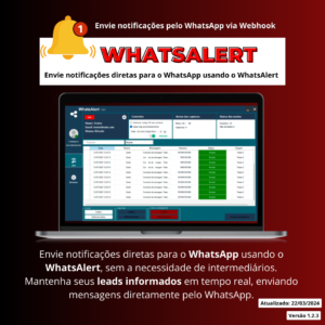 Software WhatsAlert V1.2.3 - Envie notificações pelo WhatsApp via Webhook