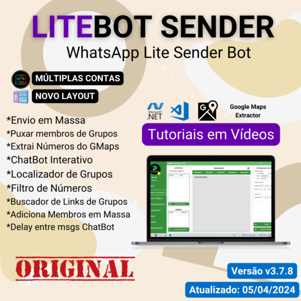 LiteBot WhatsApp Marketing Bulk Sender 3.7.8 2024