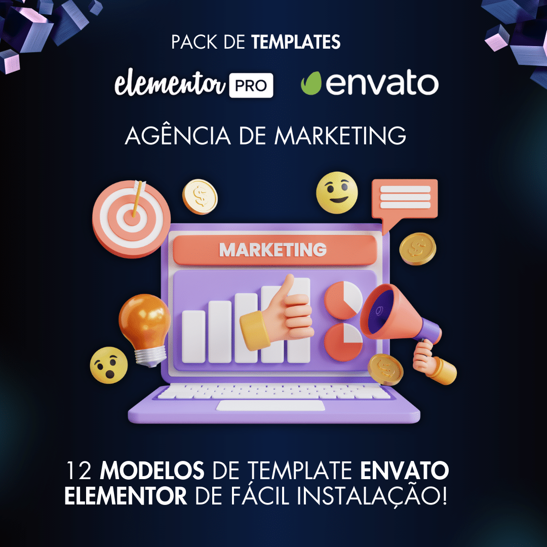 Pack de Templates Envato Elements para WordPress Tema Agência de