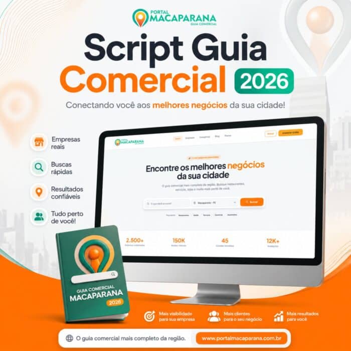 Script Guia Comercial 2026 🚀 Crie Seu Próprio Guia de Empresas e Lucre na Sua Cidade!