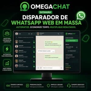 OmegaChat Extensão – Disparador de WhatsApp Web em Massa